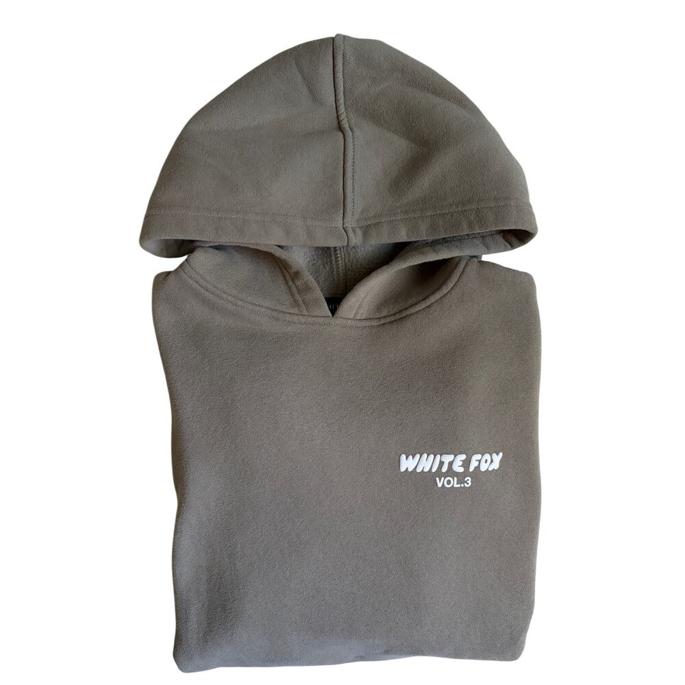 White Fox Vol. 3 Hoodie (Tan/Army Green) - XXS/XS